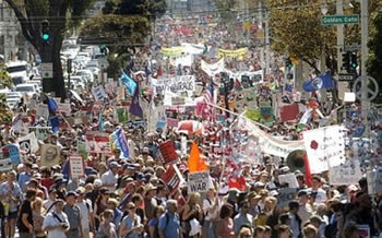 san francisco peace demonstration