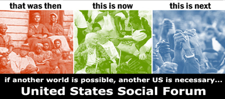 United States Social Forum banner